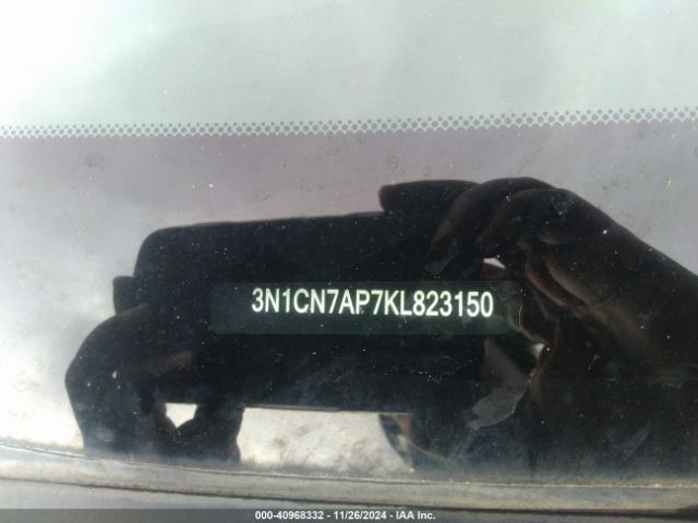 3N1CN7AP7KL823150 Nissan Versa 1.6 S+