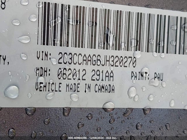 2C3CCAAG6JH320270 Chrysler 300 Touring