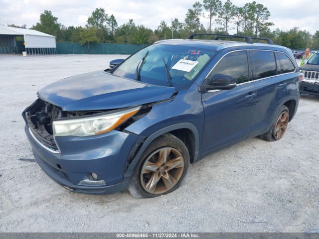 5TDYKRFH5ES026029 Toyota Highlander Limited V6