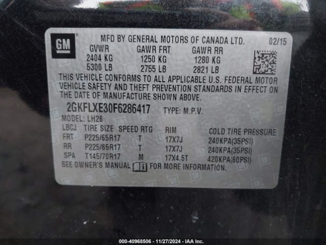 2GKFLXE30F6286417 GMC Terrain Slt-1