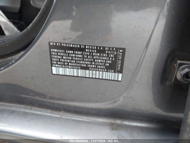 3VWD07AJ3FM333524 Volkswagen Jetta 1.8t Se