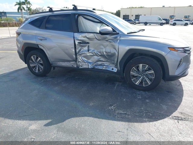 KM8JBCA10PU096864 Hyundai Tucson Hybrid Blue