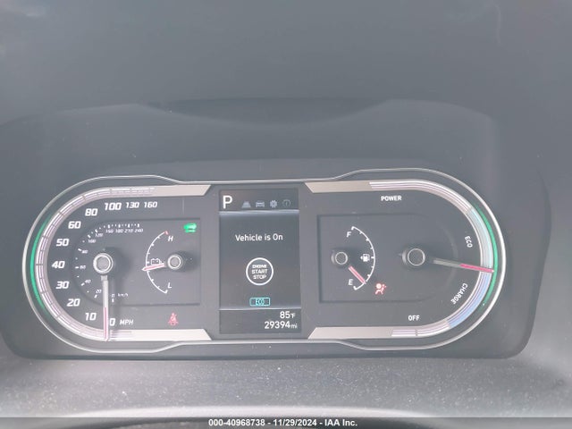 KM8JBCA10PU096864 Hyundai Tucson Hybrid Blue