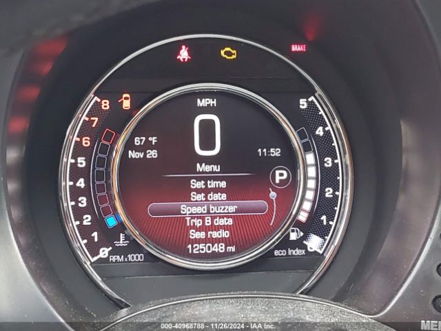3C3CFFBR8FT609640 Fiat 500 SPORT
