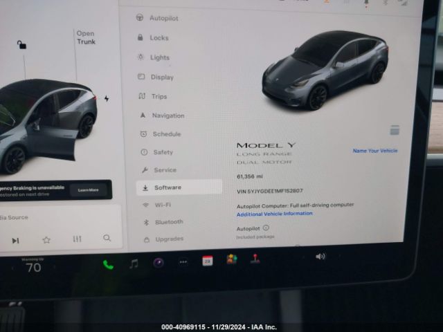 5YJYGDEE1MF152807 Tesla Model Y Long Range Dual Motor All-wheel Drive
