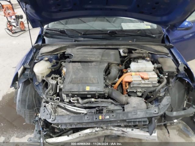 KMHC65LCXKU167763 Hyundai Ioniq Hybrid Blue