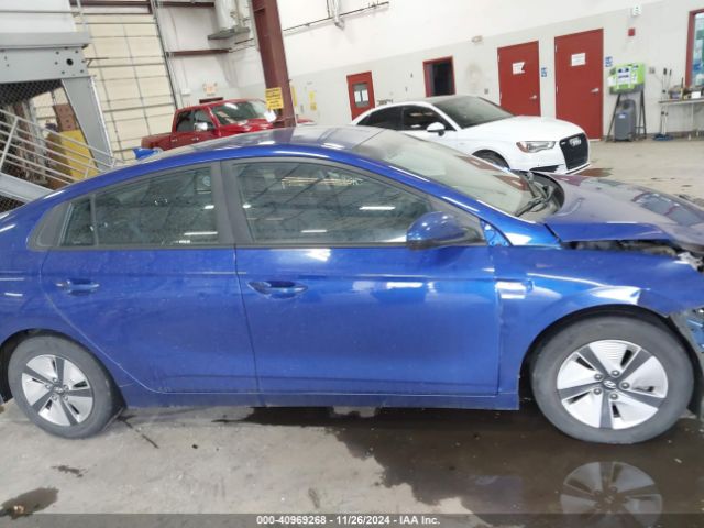 KMHC65LCXKU167763 Hyundai Ioniq Hybrid Blue