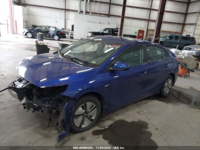 KMHC65LCXKU167763 Hyundai Ioniq Hybrid Blue