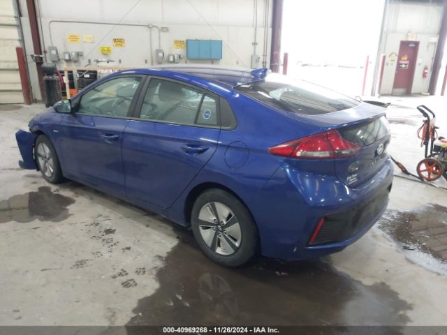 KMHC65LCXKU167763 Hyundai Ioniq Hybrid Blue