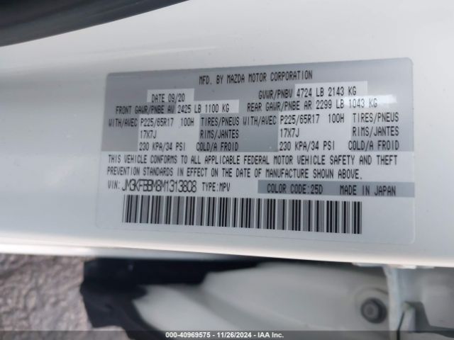 JM3KFBBM8M1313808 Mazda CX-5 SPORT