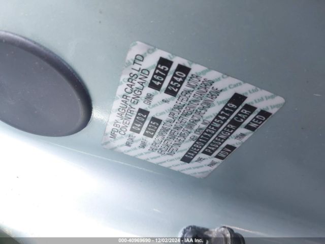 2003 JAGUAR S-TYPE SAJEB01TX3FM54719 Photo 8