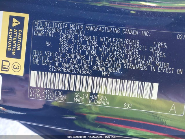 Lexus RX 350 2014 2T2BK1BA5EC245643 Image 9