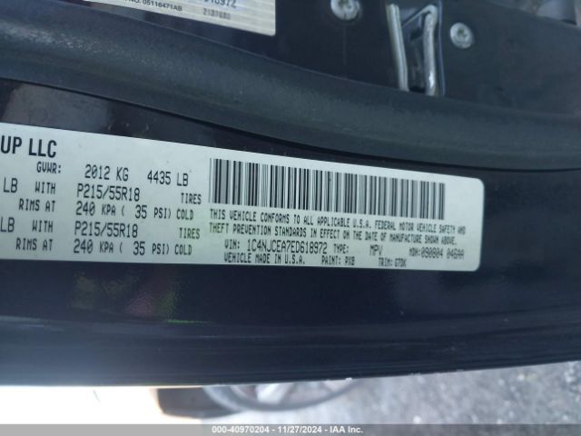 1C4NJCEA7ED618972 Jeep Compass Latitude
