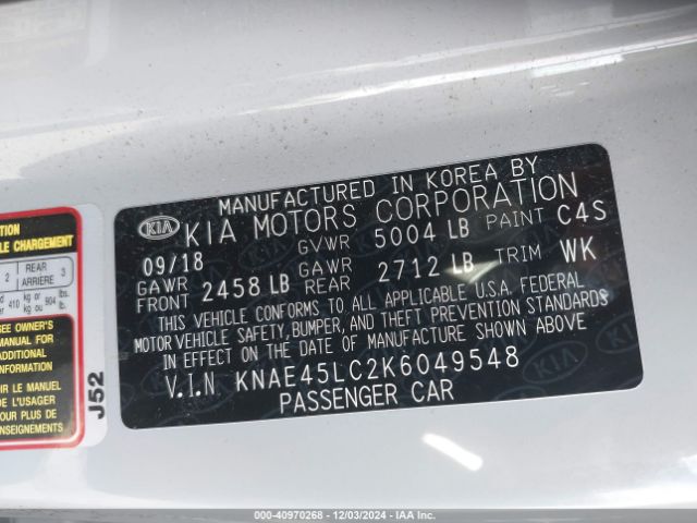 KNAE45LC2K6049548 KIA Stinger Gt1