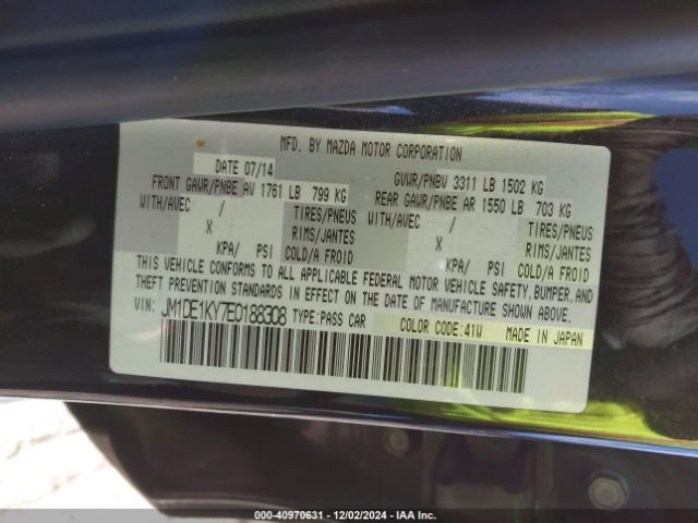 JM1DE1KY7E0188308 Mazda Mazda2 Sport