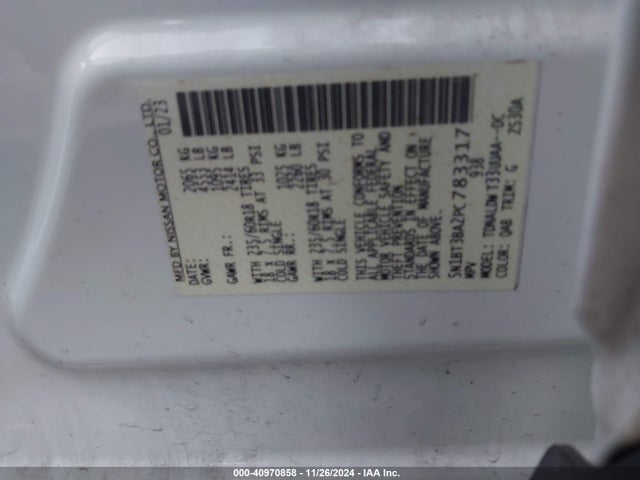Nissan Rogue Sv Fwd 2023 5N1BT3BA2PC783317 Image 9