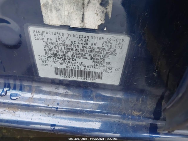 Nissan Versa 1.6 Sv 2018 3N1CN7AP5JL841824 Image 9