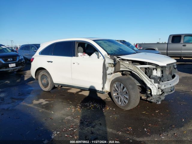 5FRYD4H67FB028359 Acura Mdx Technology Pkg W/entertainment Pkg