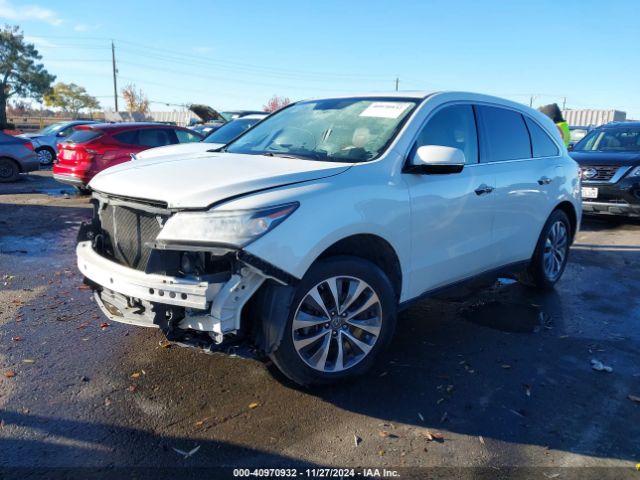 5FRYD4H67FB028359 Acura Mdx Technology Pkg W/entertainment Pkg