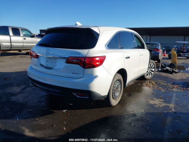 5FRYD4H67FB028359 Acura Mdx Technology Pkg W/entertainment Pkg
