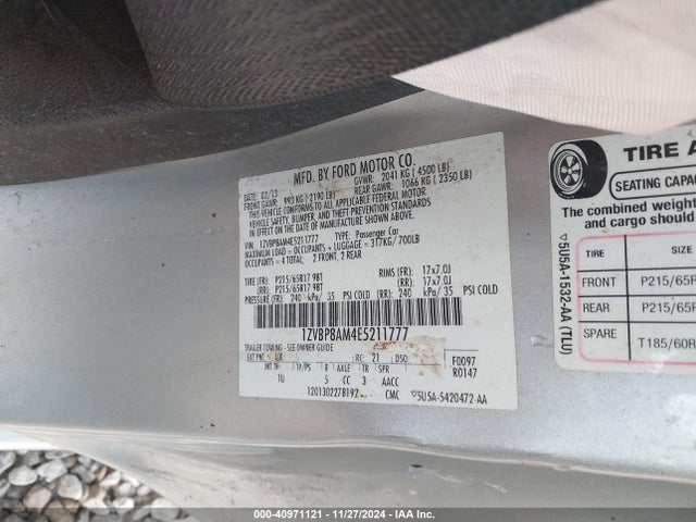 Ford Mustang V6 2014 1ZVBP8AM4E5211777 Image 9