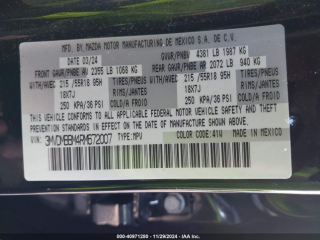 3MVDMBBM4RM672007 Mazda Cx-30 2.5 S Select Sport