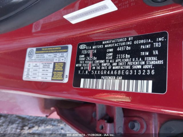 5XXGR4A68EG313236 KIA Optima Sx Turbo