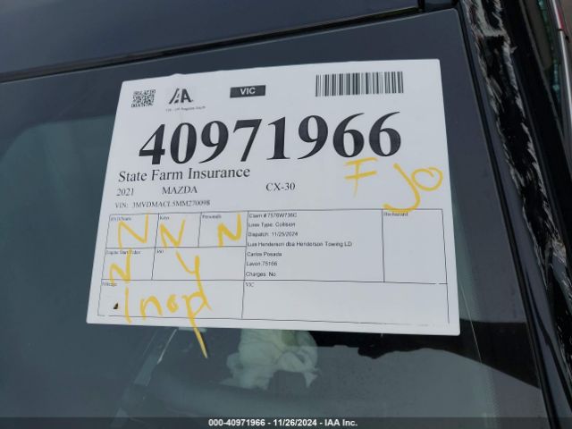 3MVDMACL5MM270098 Mazda Cx-30 Preferred