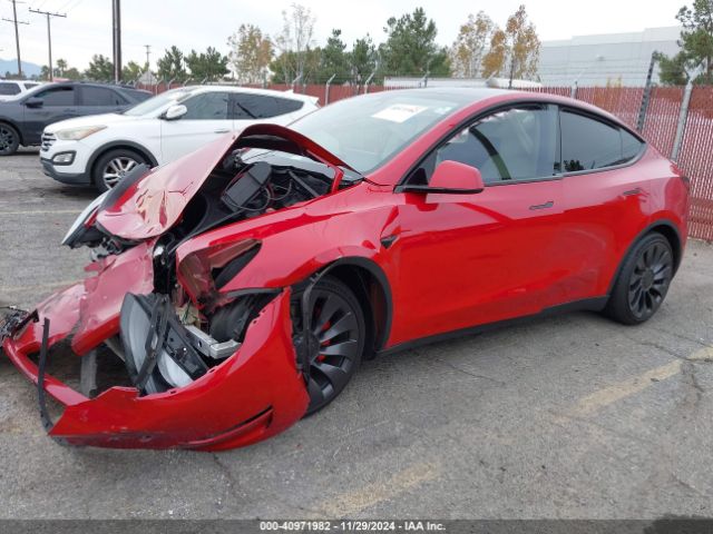 7SAYGDEF5PF787822 Tesla Model Y Performance Dual Motor All-wheel Drive