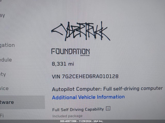 2024 TESLA CYBERTRUCK 7G2CEHED6RA010128 Photo 6