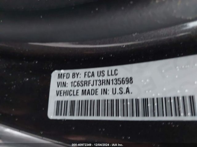 1C6SRFJT3RN135698 RAM 1500 Laramie