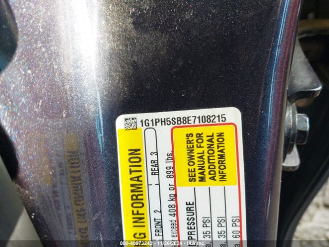 1G1PH5SB8E7108215 Chevrolet Cruze Eco Auto