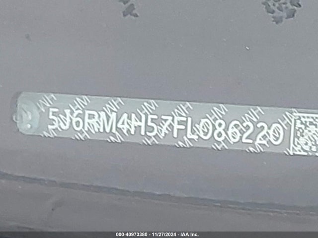 Honda CR-V EX 2015 5J6RM4H57FL086220 Image 9