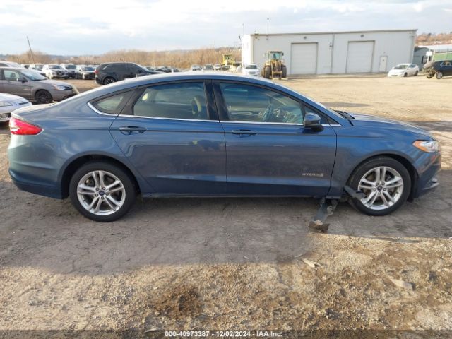 3FA6P0LUXJR169602 Ford Fusion Hybrid Se