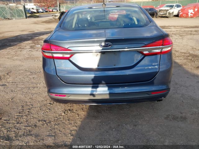 3FA6P0LUXJR169602 Ford Fusion Hybrid Se