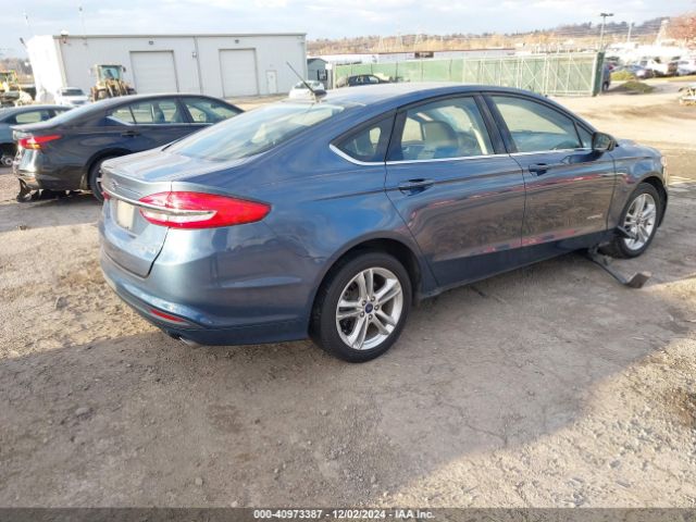 3FA6P0LUXJR169602 Ford Fusion Hybrid Se