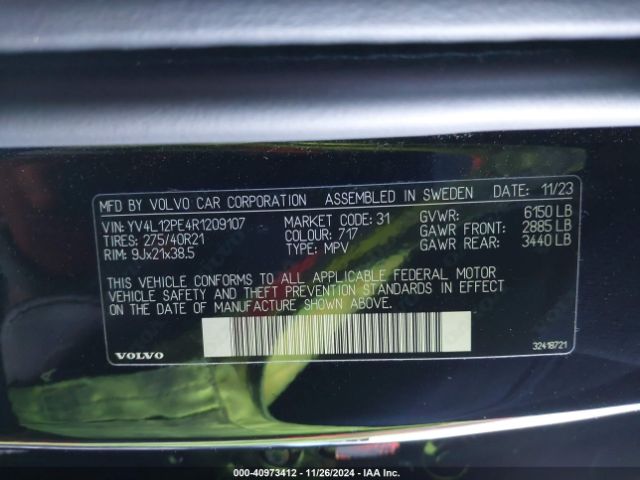 YV4L12PE4R1209107 Volvo Xc90 B5 Plus Bright Theme