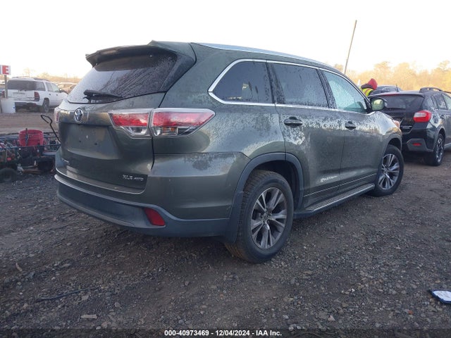 Toyota Highlander Xle V6 2015 5TDJKRFH8FS183069 Image 4
