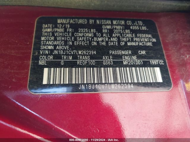 JN1BJ1CV7LW262394 Nissan Rogue Sport S Fwd Xtronic Cvt