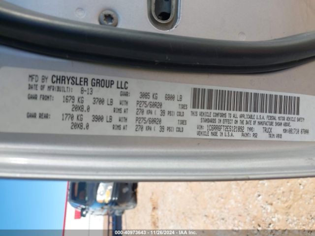 1C6RR6FT2ES121892 RAM 1500 Express