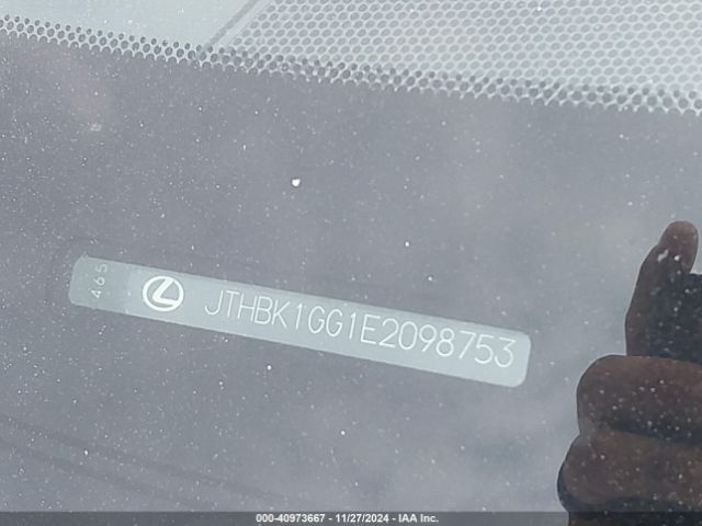 JTHBK1GG1E2098753 Lexus ES 350