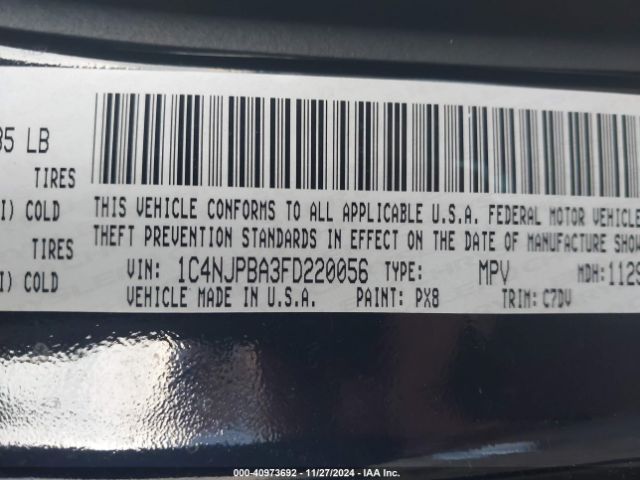 1C4NJPBA3FD220056 Jeep Patriot Altitude Edition