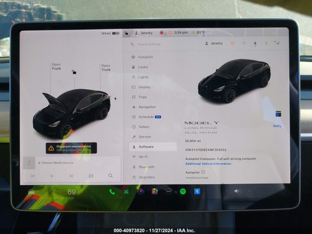 2021 TESLA MODEL Y 5YJYGDEEXMF304552 Photo 6