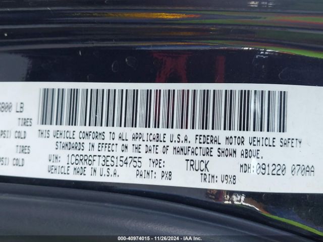 1C6RR6FT3ES154755 RAM 1500 Express