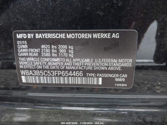 WBA3B5C53FP654466 BMW 328i Xdrive