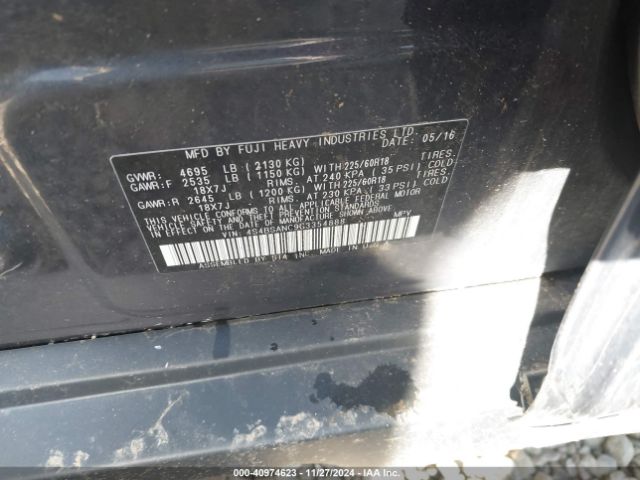 2016 SUBARU OUTBACK 4S4BSANC9G3354888 Photo 8