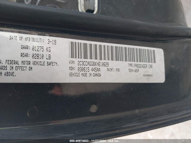 Chrysler 300 300s Awd 2019 2C3CCAGG6KH610629 Image 9