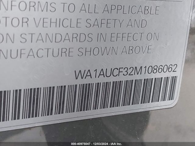 WA1AUCF32M1086062 Audi Q3 Premium 40 Tfsi Quattro Tiptronic