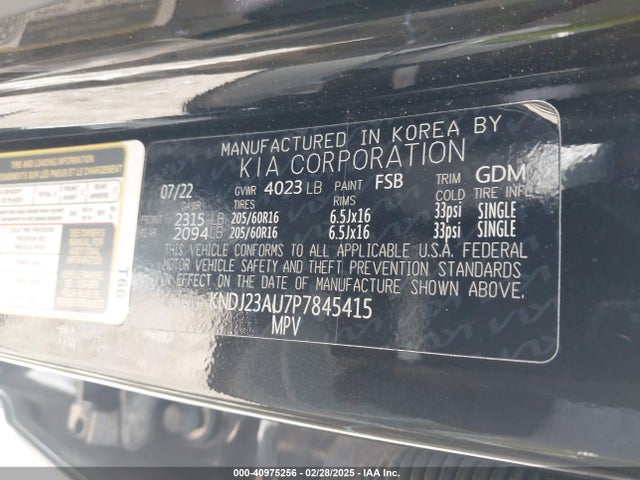KNDJ23AU7P7845415 KIA mpi nu