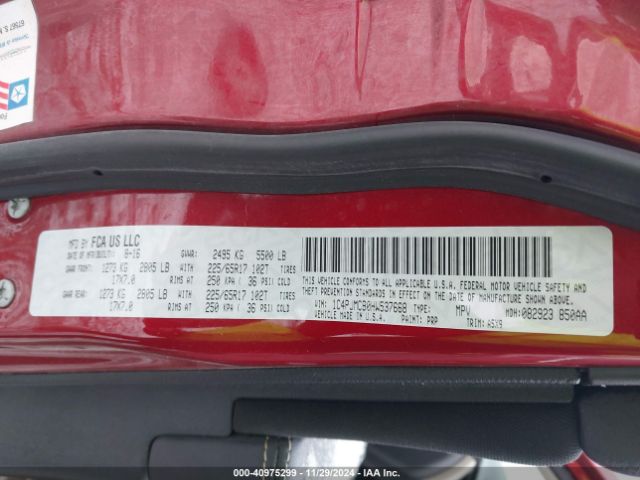 1C4PJMCB0HW537668 Jeep Cherokee Latitude 4x4